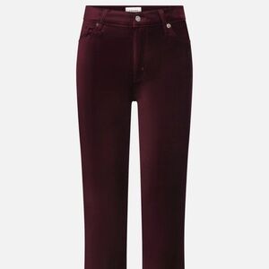 Frame Denim Le Sleek Straight Women's Burgundy Jeans